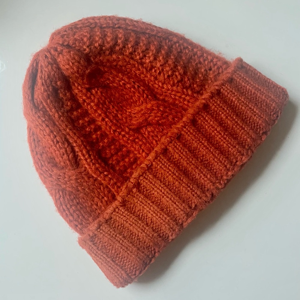 Slouchy Rust Colored Beanie / Cap / Hat